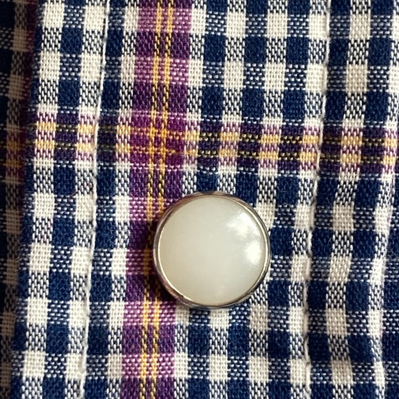 Vintage 1990s Saddlebrook Wrangler Style Western Wear Button Up Plaid Shirt XL - Picture 5 of 9